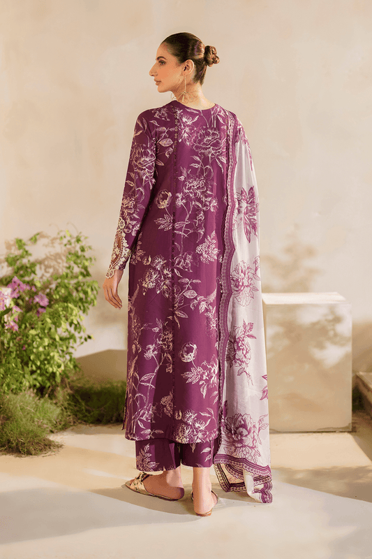 Iznik Festive Lawn Embroidered Unstitched 3pcs - Jotey