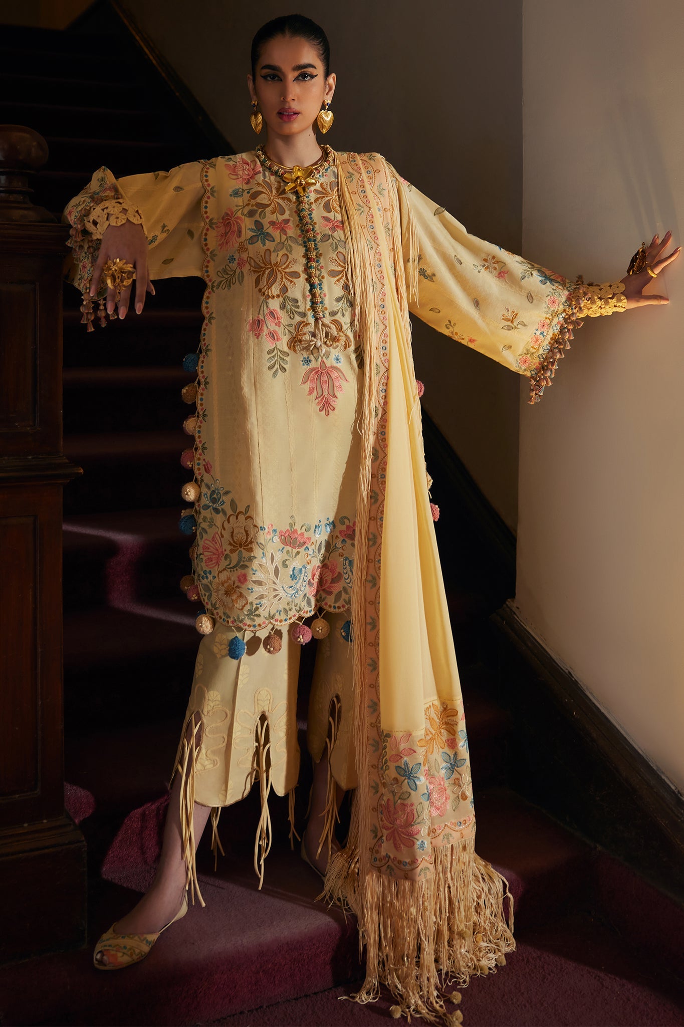 Elan Embroidered Lawn Unstitched 3pcs