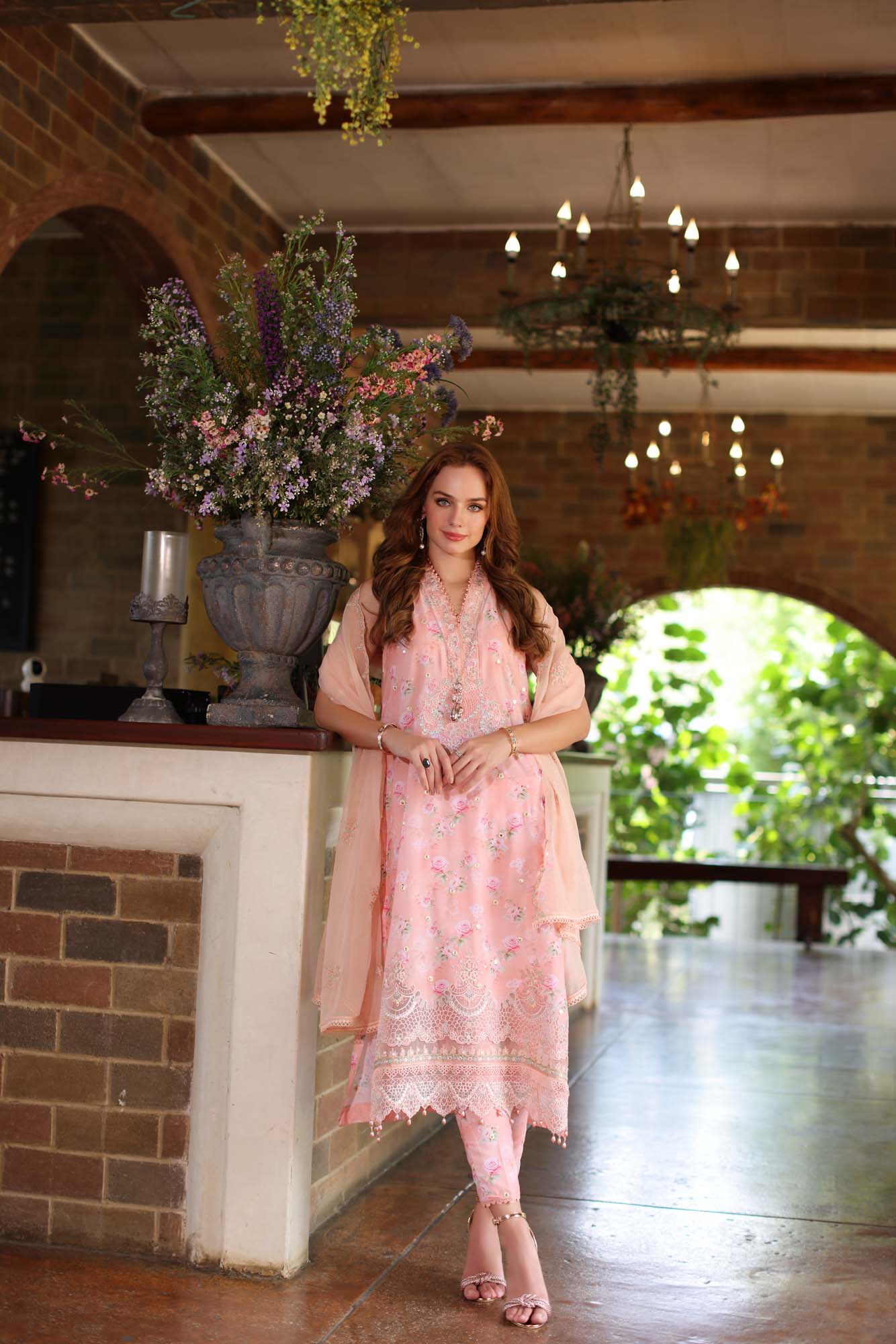 Noor By Saadia Asad Eid Luxe Printkari Embroidered Lawn Unstitched 3pcs