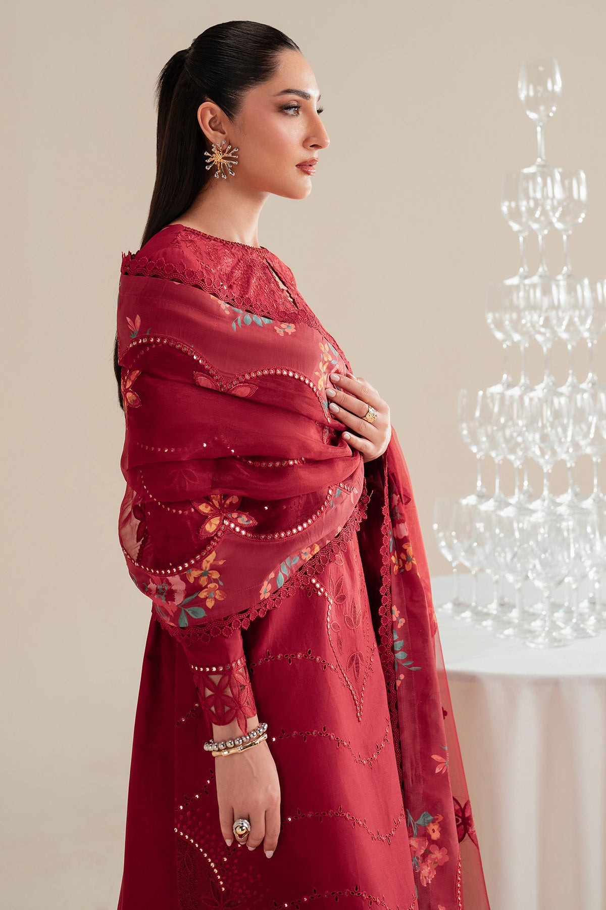 Iris By Jazmin Embroidered Luxury Lawn Unstitched 3pcs