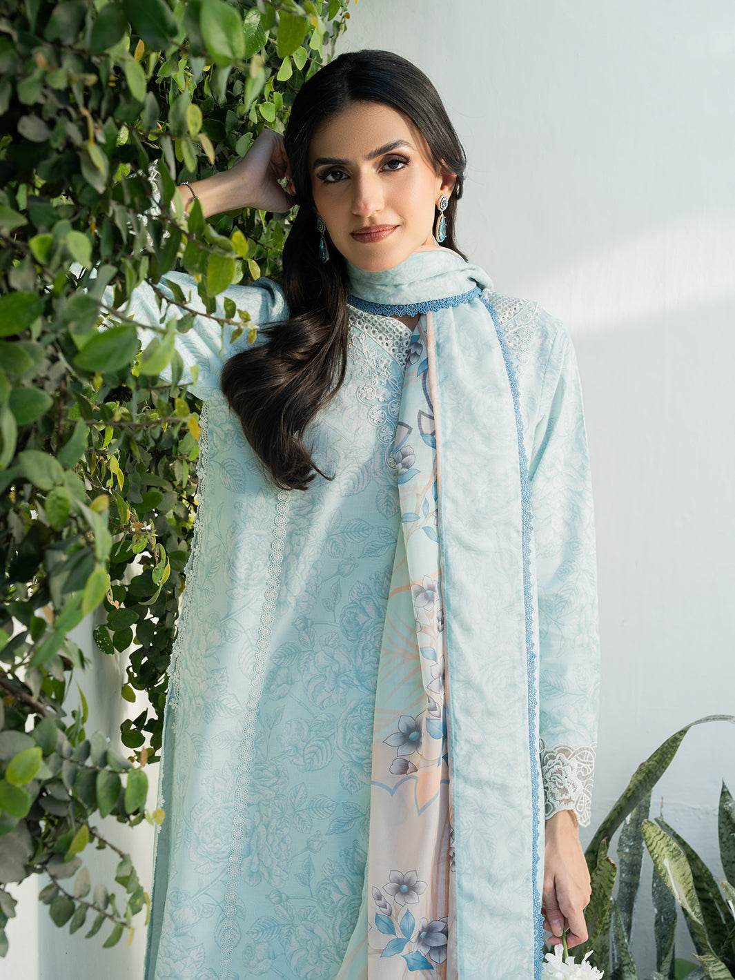 F&F Prints By Faiza Faisal Digital Printed Unstitched Lawn 3pcs - Jotey