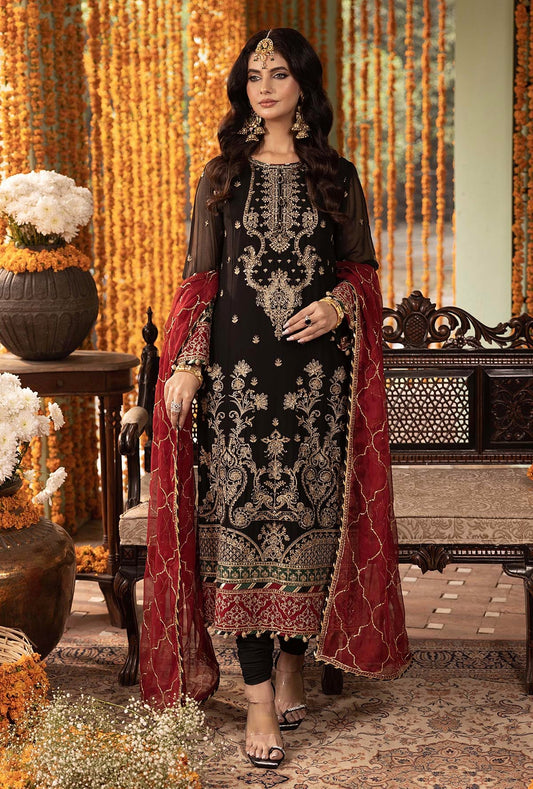 Rang-E-Mehfil Festive Unstitched Chiffon 3pcs