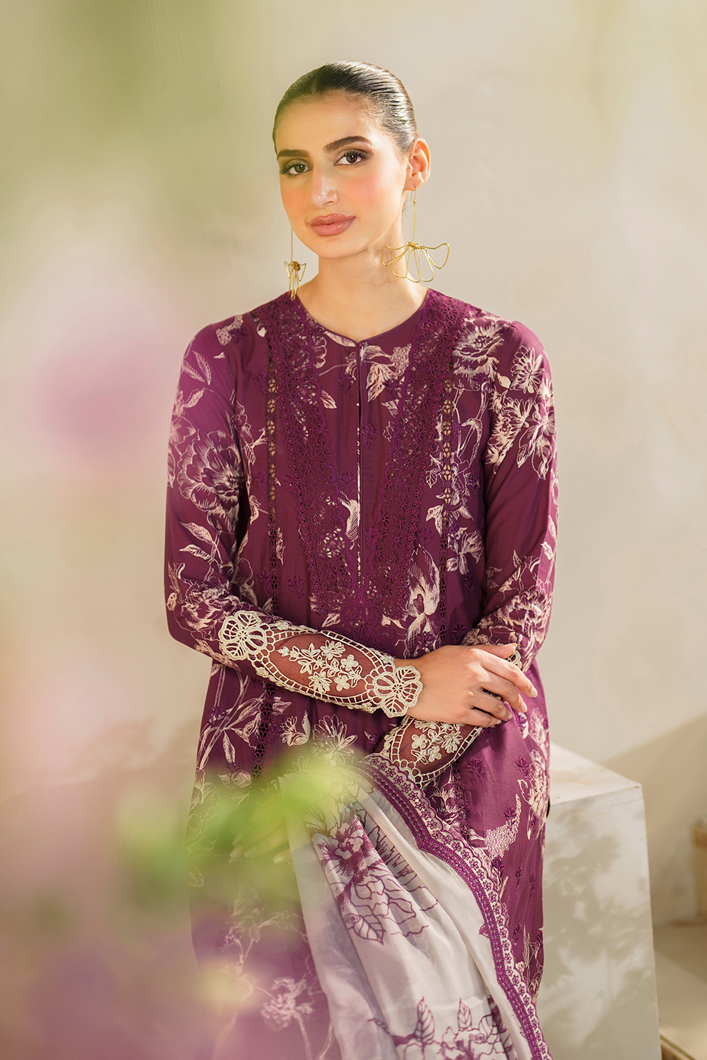Iznik Festive Lawn Embroidered Unstitched 3pcs - Jotey