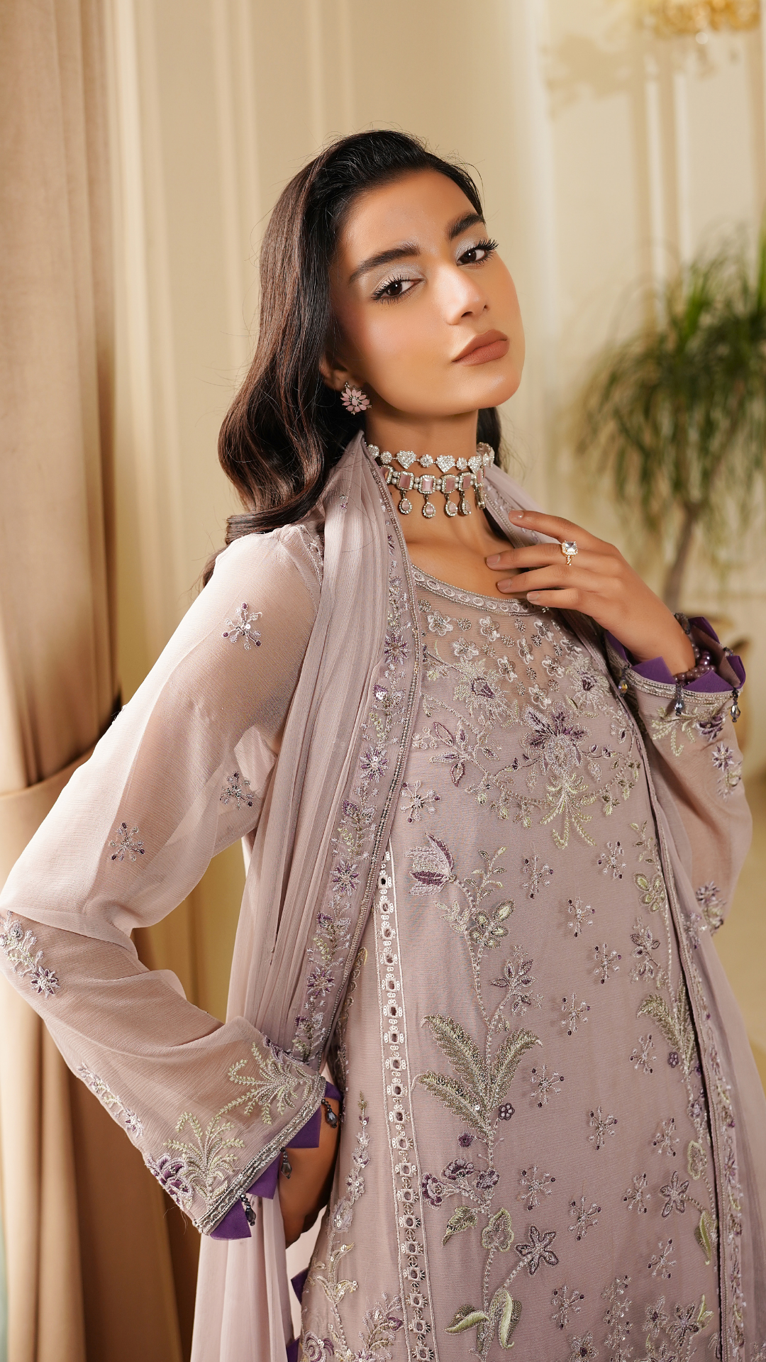 Farmaish By Zebtan Vol 7 Embroidered Chiffon Unstitched 3pcs