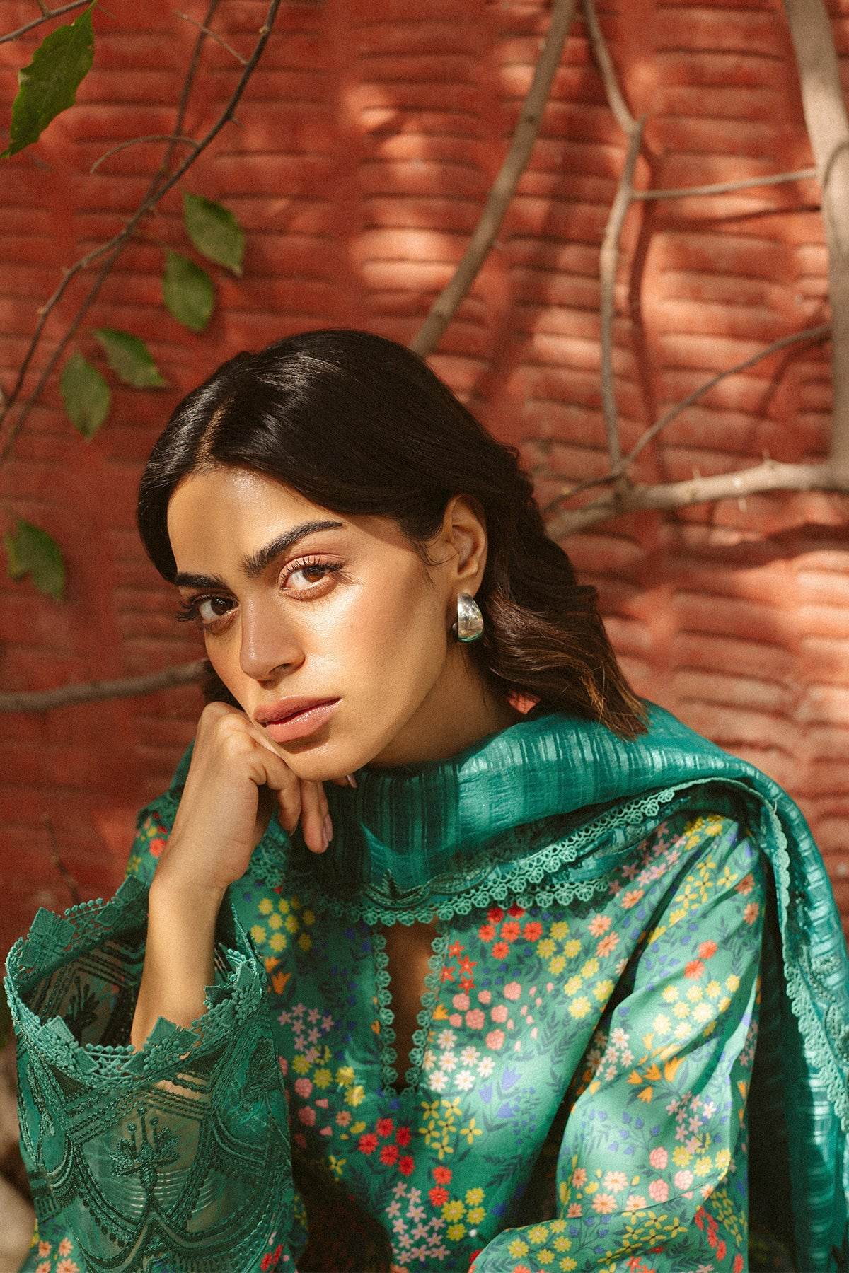 AYZEL Core Collection Embroidered Unstitched Lawn 3pcs - Jotey