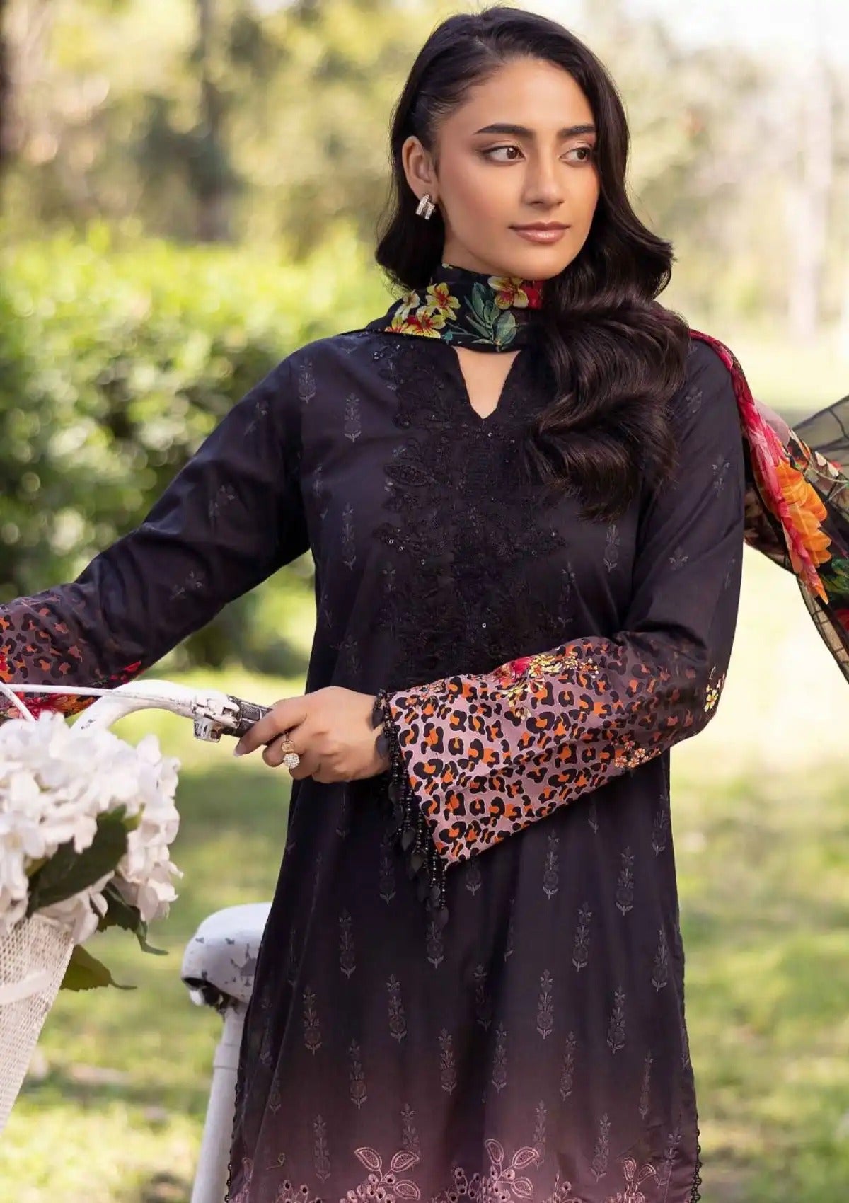 Nur Vantage Embroidered Lawn Unstitched 3 Piece