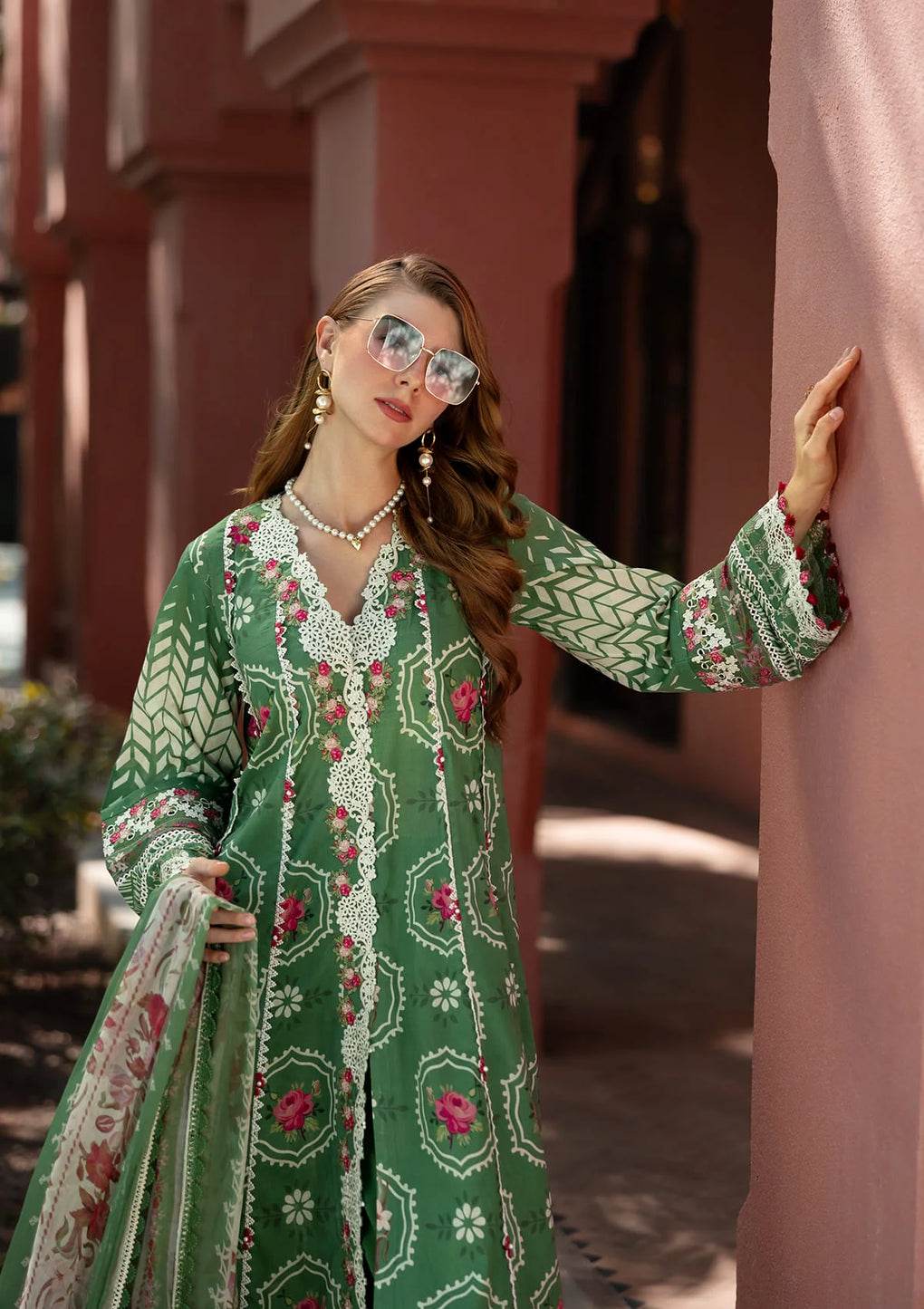 Elaf Premium Signature Embroidered Lawn Unstitched 3pcs - Jotey