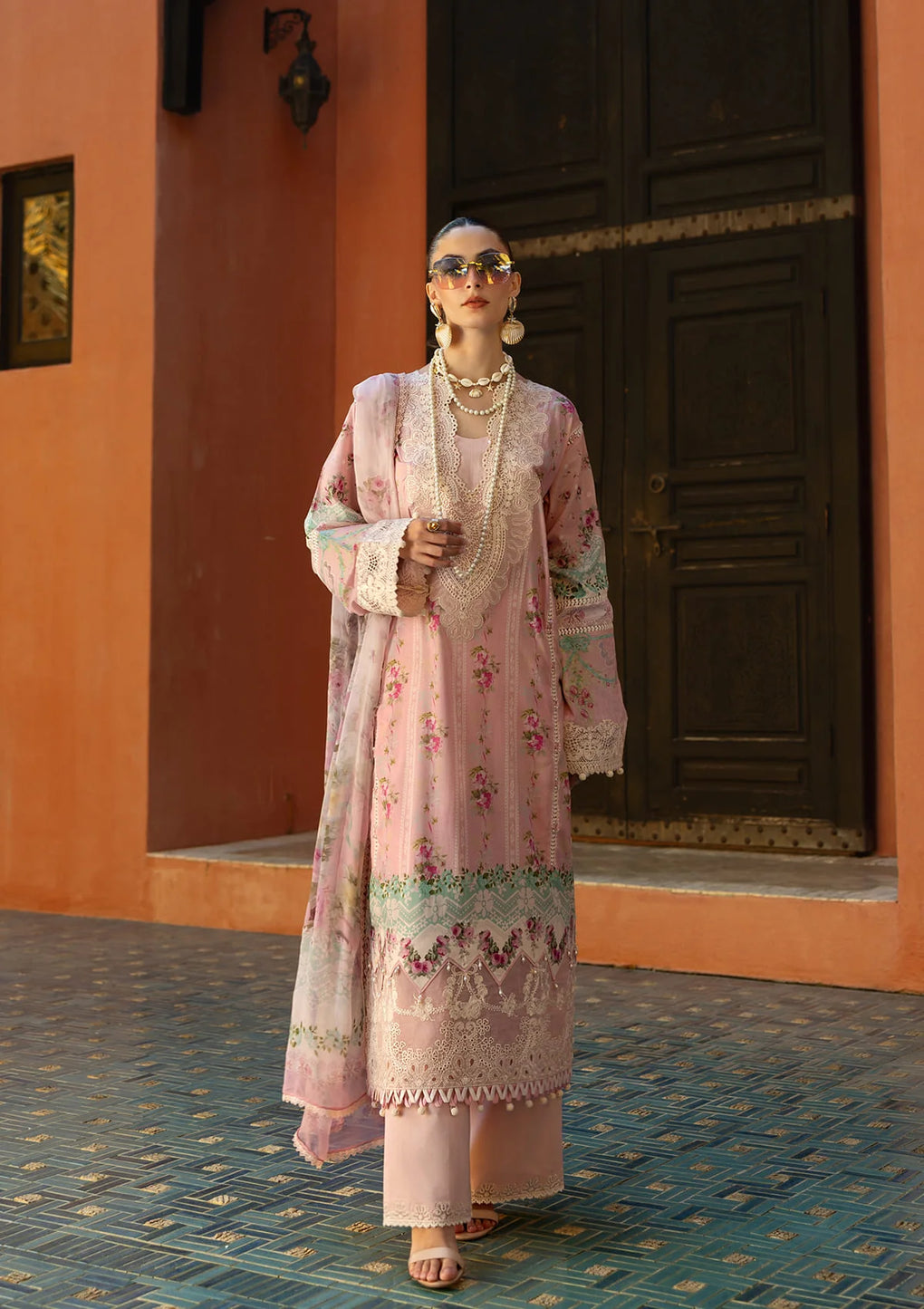 Elaf Premium Signature Embroidered Lawn Unstitched 3pcs