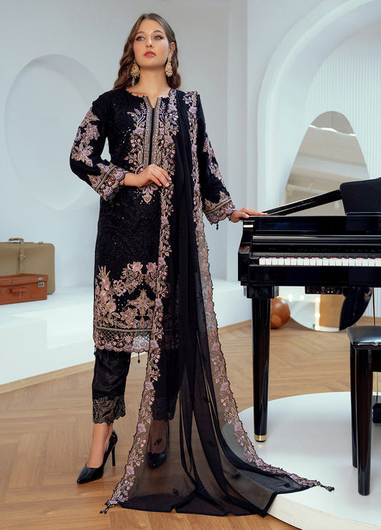 MEHRIMA By Noori Stitched Chiffon Luxury 3pcs