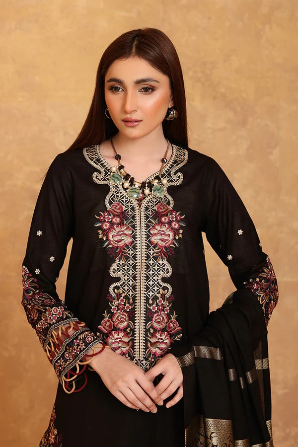 Adeeva by Johra Embroidered Jacquard Lawn Unstitched 3Pcs