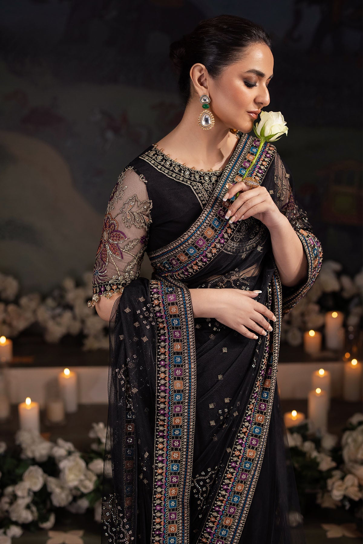 Alfaaz Embroidered Luxury Festive Edition Unstitched 3pcs