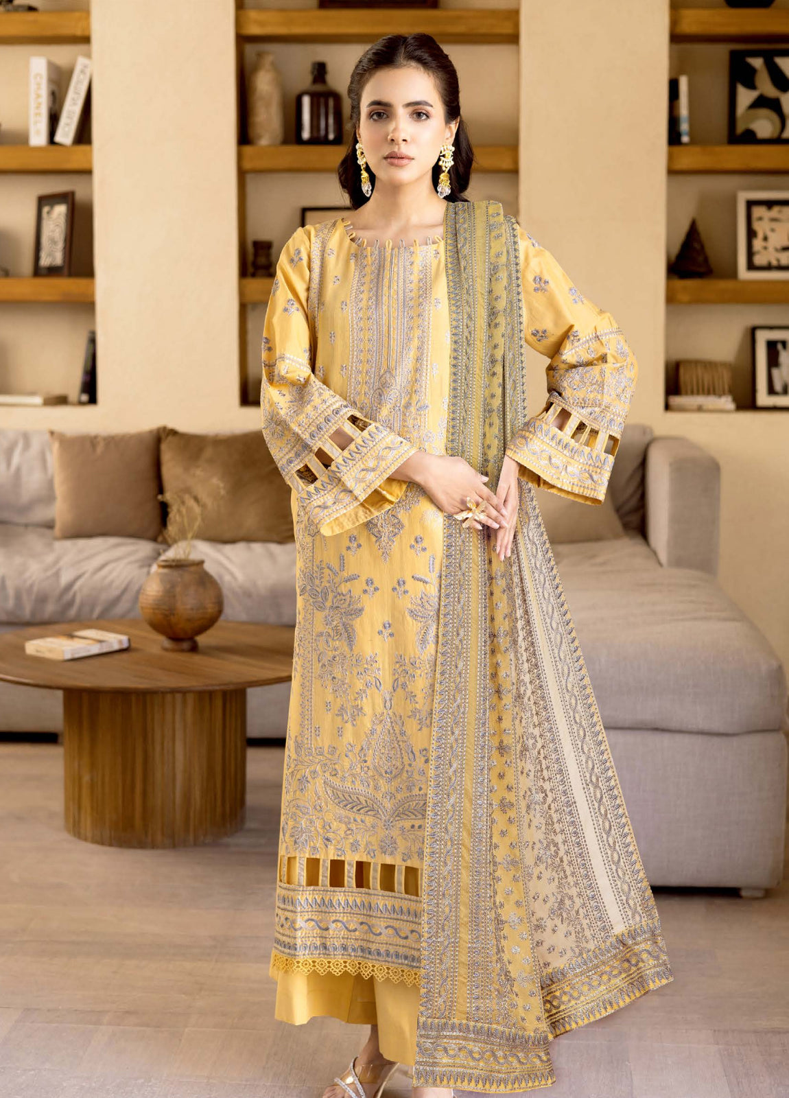 Maheer by Johra Embroidered Lawn Unstitched 3Pcs – Jotey