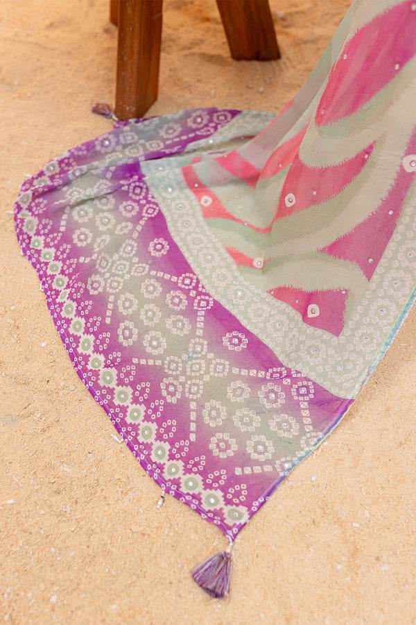 Nureh Gardenia Embroidered Lawn Unstitched 3pcs - Jotey