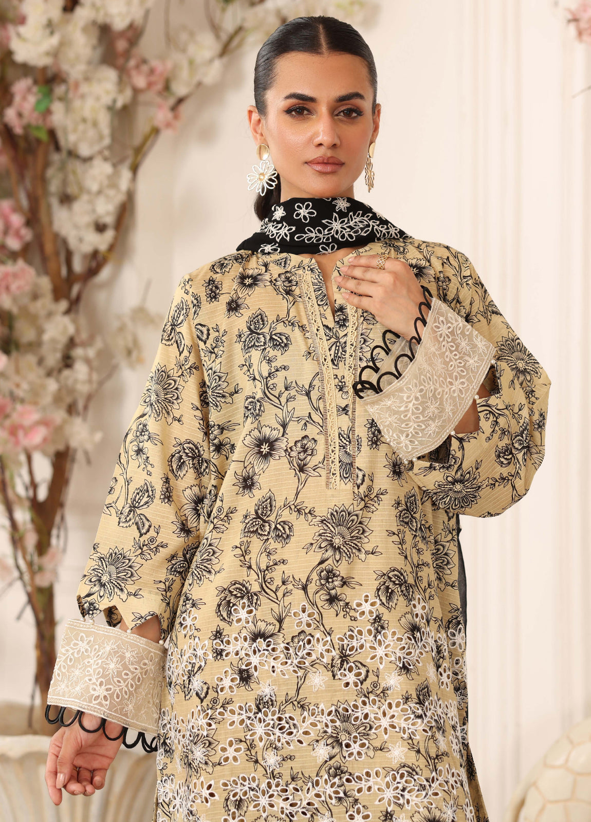 Afsheen By Johra Embroidered Chikankari Lawn Unstitched 3Pcs