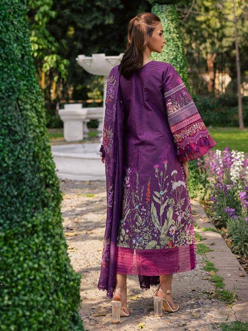 Ivy Bloom Printkari By Parishay Primium Printed Lawn Unstitched 3pcs - Jotey
