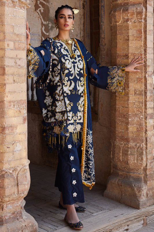 Elan Embroidered Lawn Unstitched 3pcs