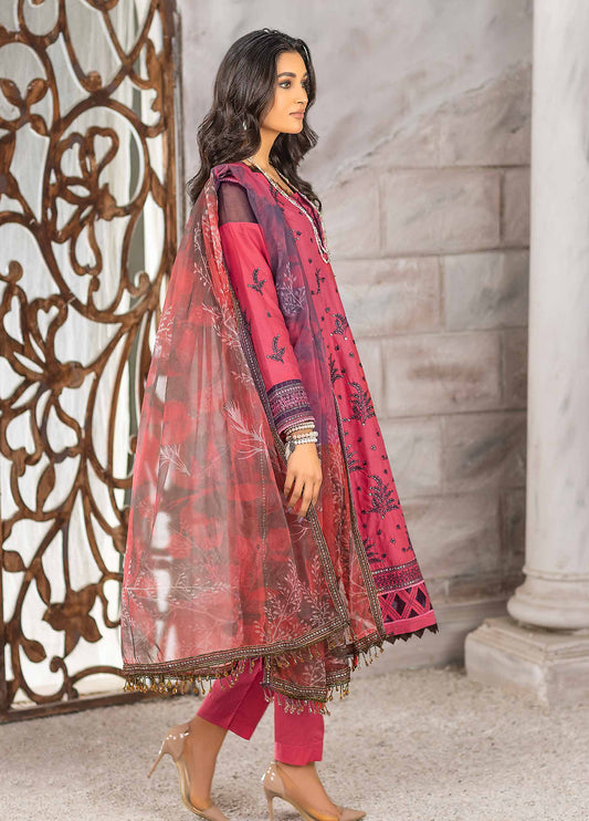 Rimal Vol-12 Embroidered & Sequence Work Lawn Unstitched 3pcs