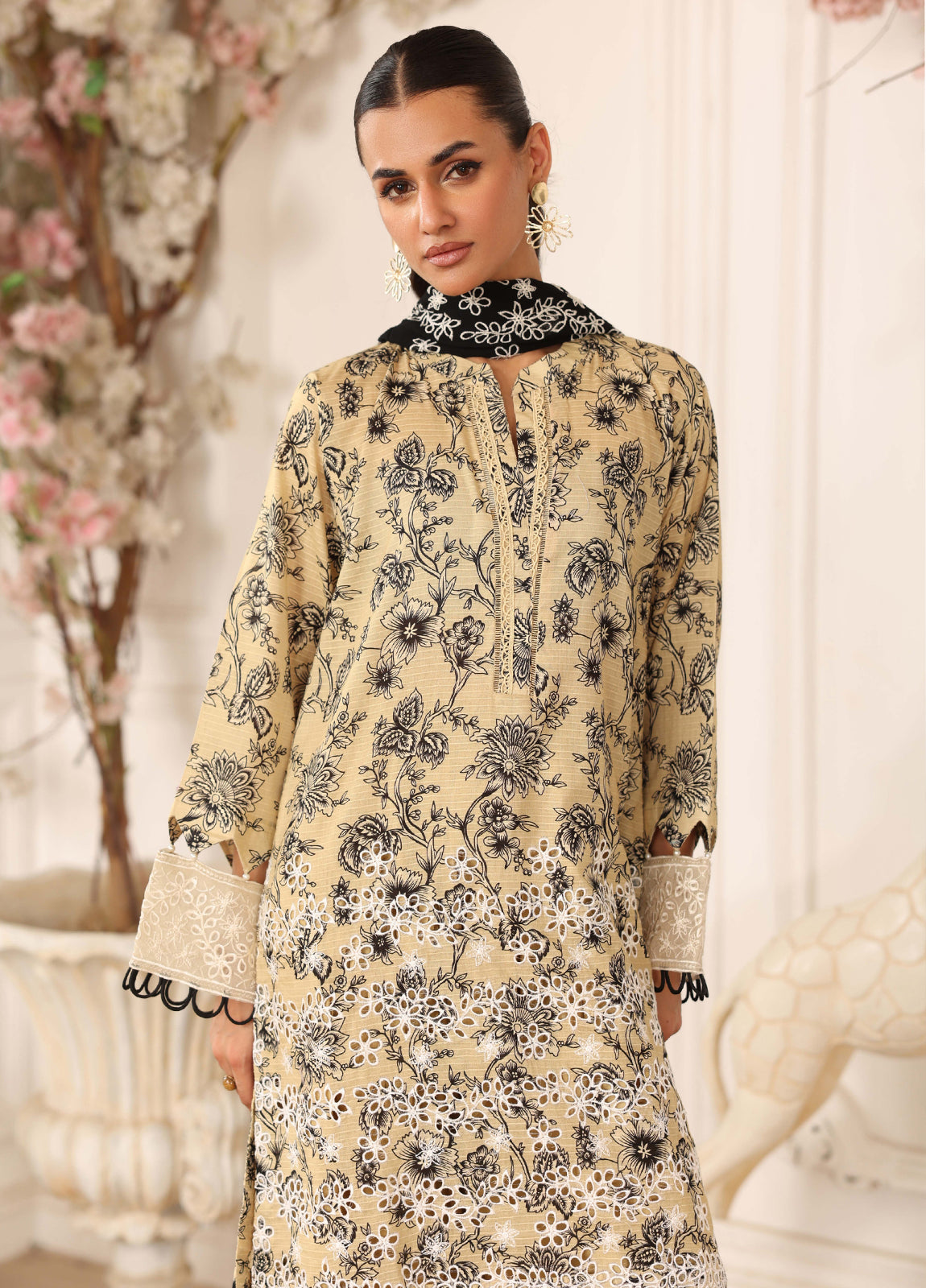 Afsheen By Johra Embroidered Chikankari Lawn Unstitched 3Pcs