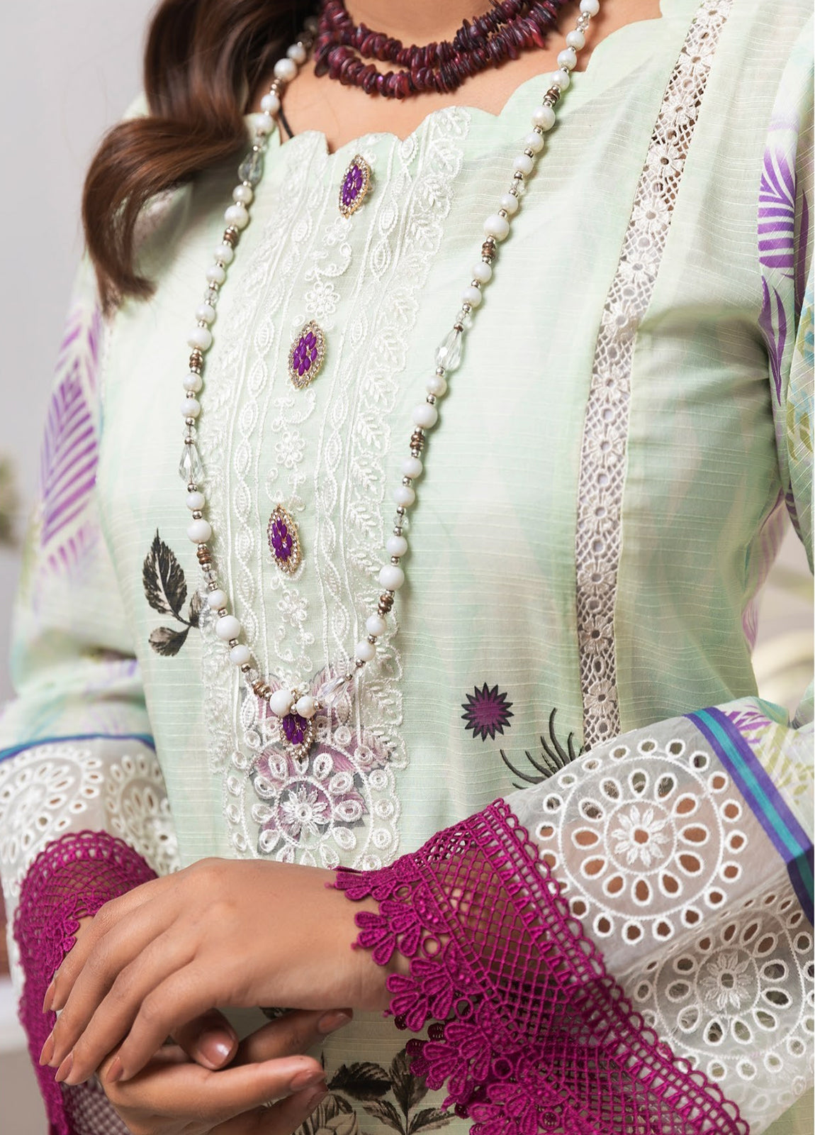 Janan By Sidra Aleem Embroidered Lawn Unstitched 3Pcs