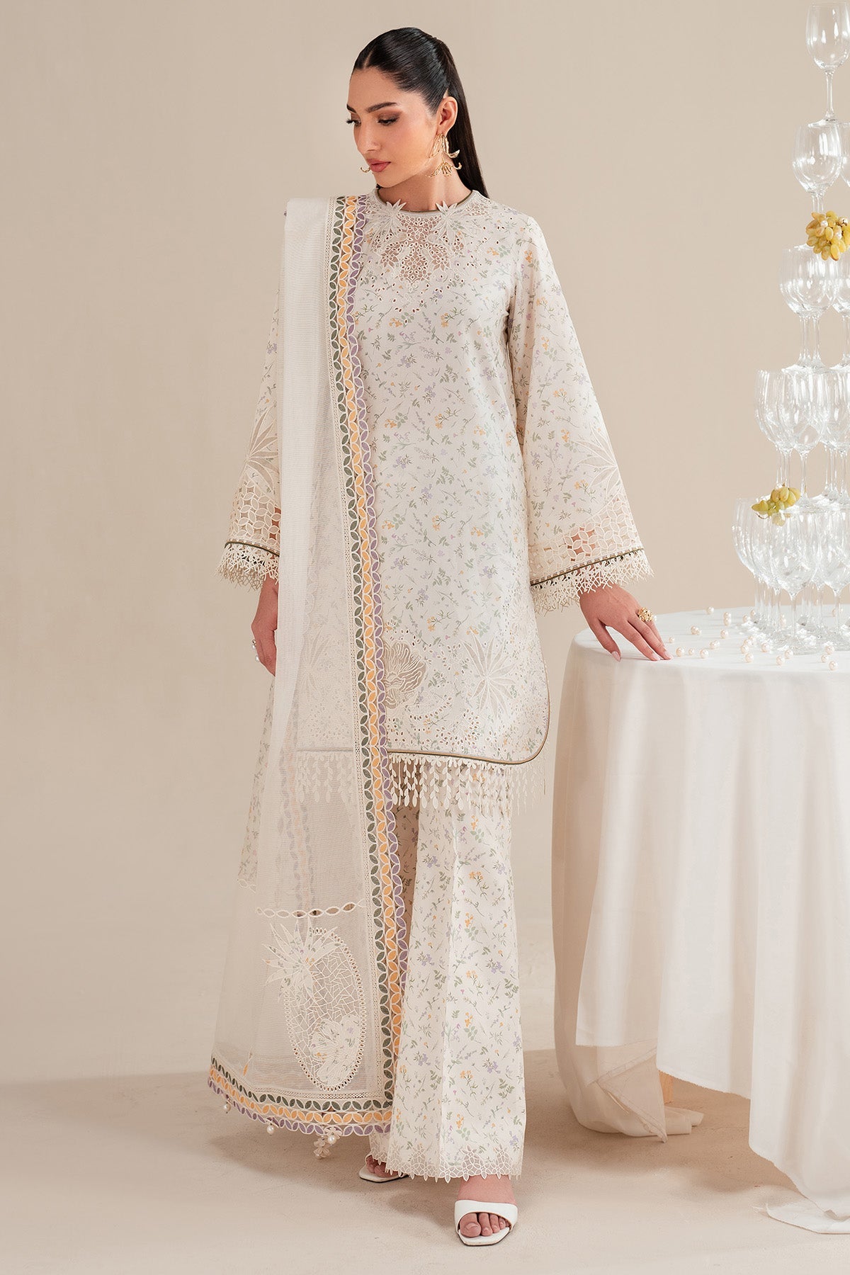 Iris By Jazmin Embroidered Luxury Lawn Unstitched 3pcs