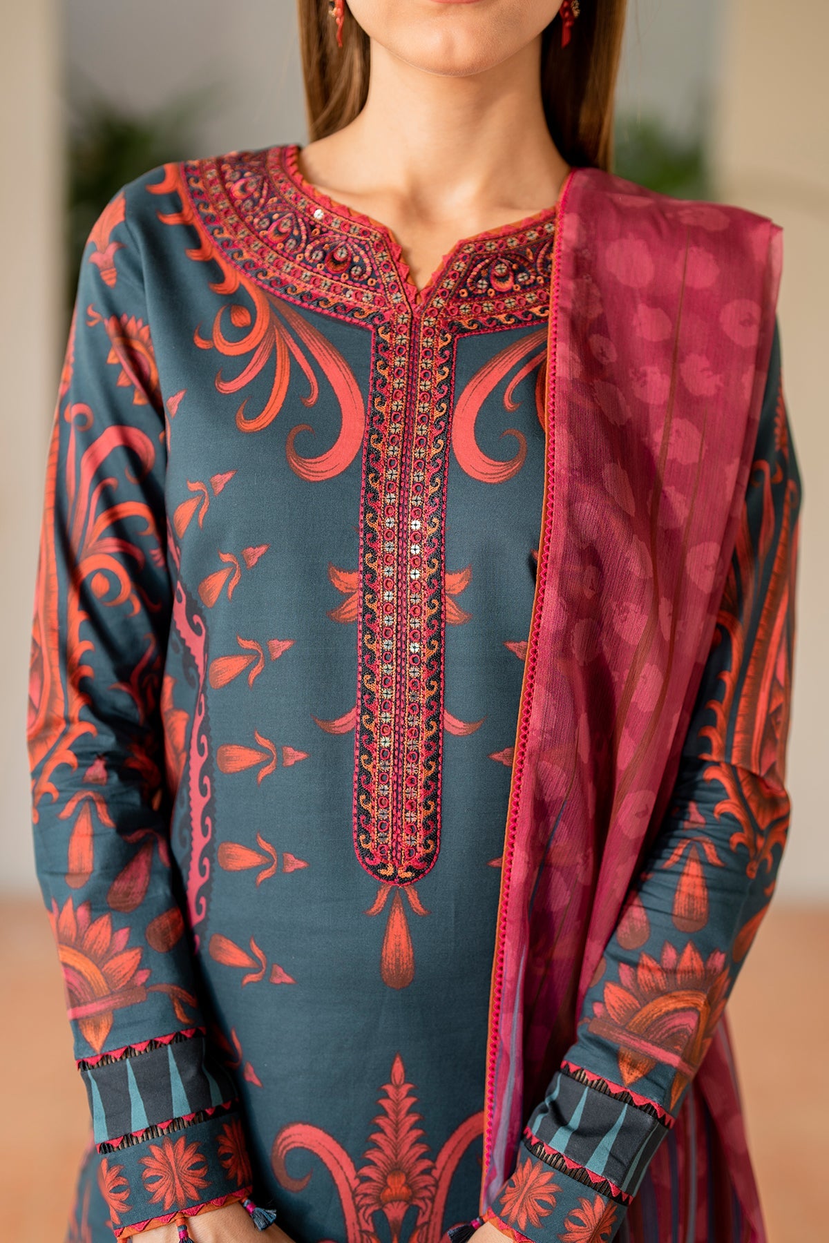 JAZMIN Embroidered Summer Lawn Unstitched 3pcs