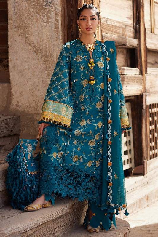 Elan Embroidered Lawn Unstitched 3pcs