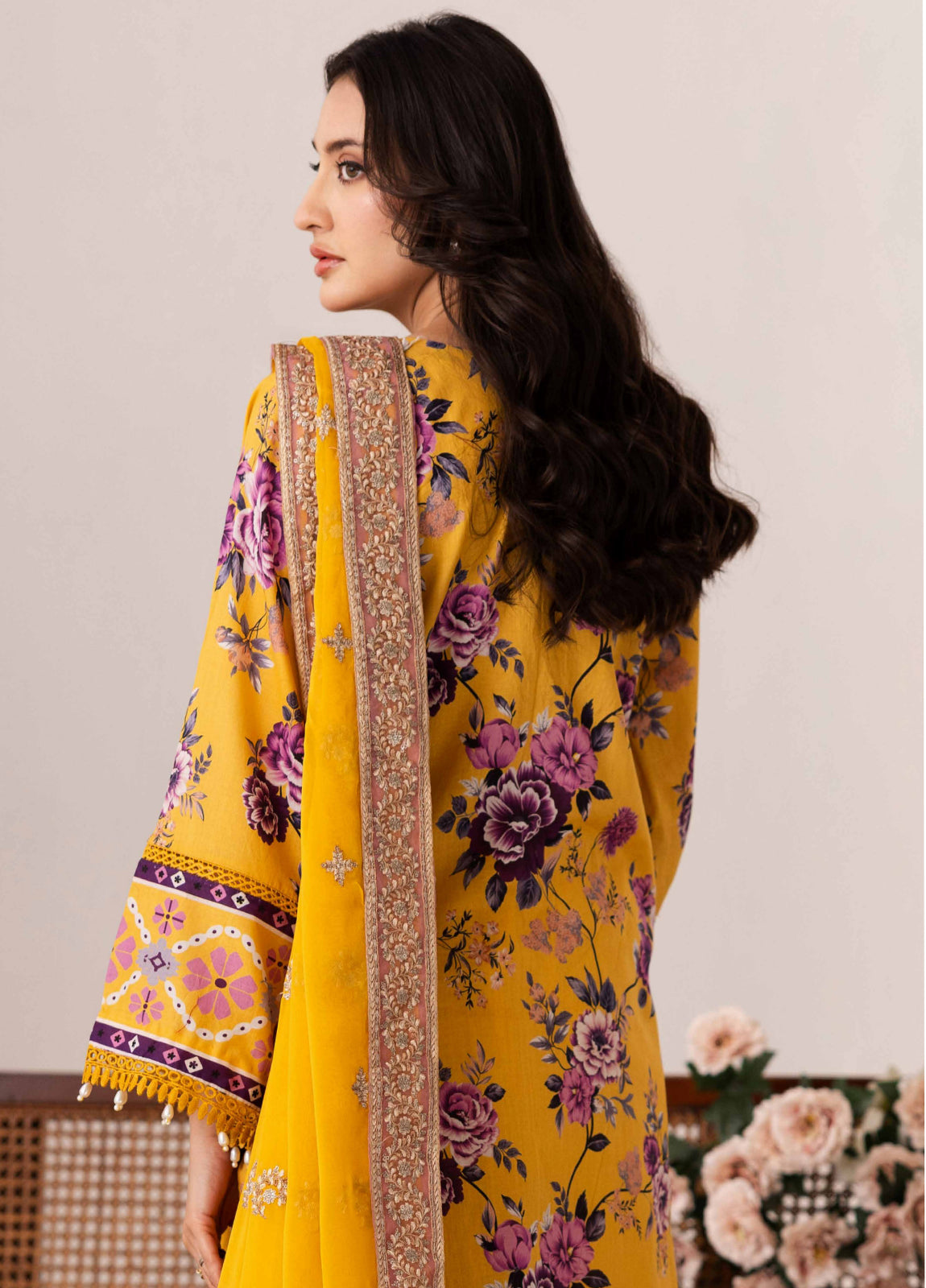 Aazina by Johra Embroidered Printed Lawn Unstitched 3Pcs