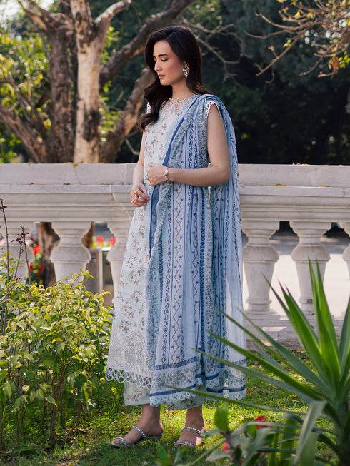 Ivy Bloom Printkari By Parishay Primium Printed Lawn Unstitched 3pcs - Jotey