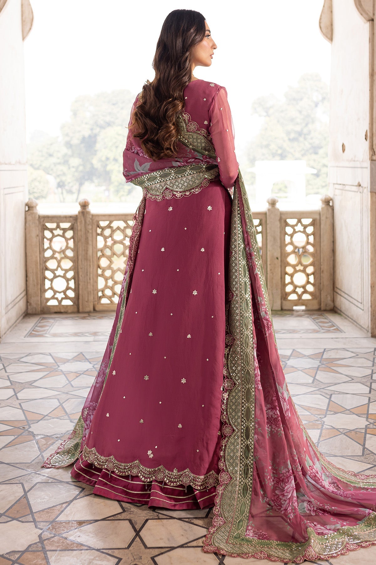 Ritzier By Farasha Embroidered Luxury Chiffon Unstitched 3pcs