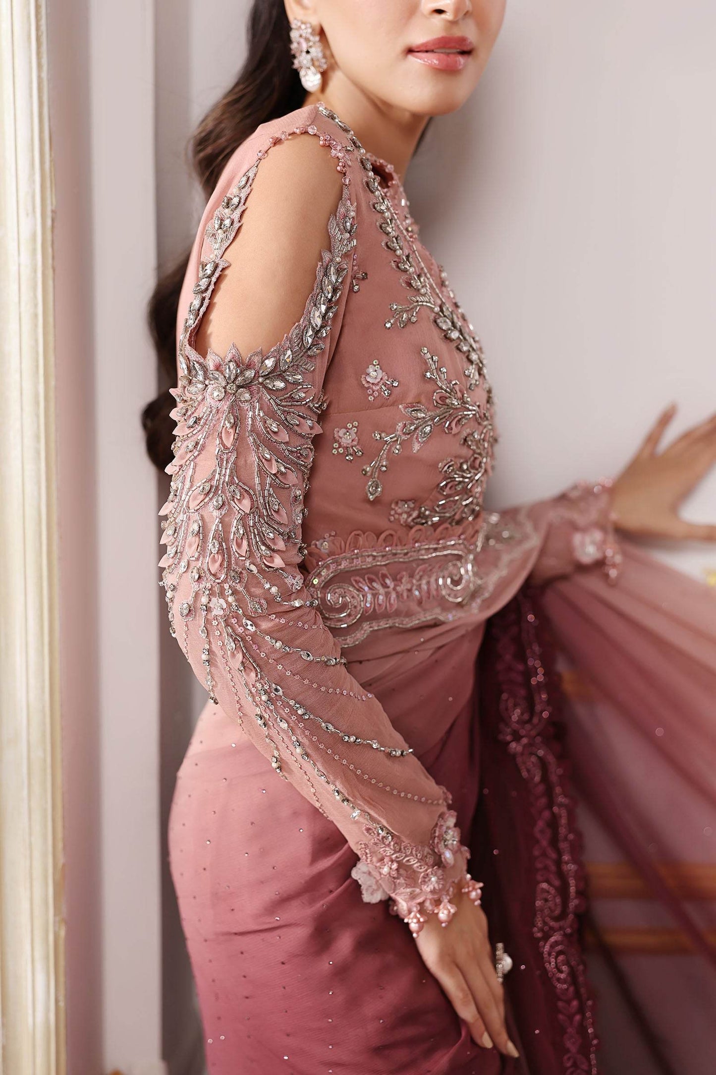 MARIA B. Embroidered Vol-30 Luxury Unstitched 3pcs - Jotey
