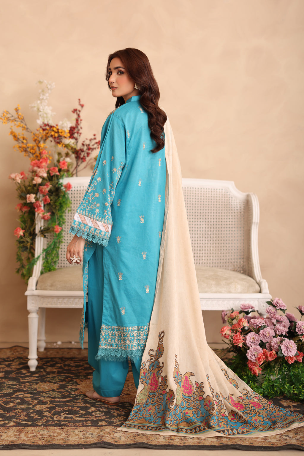 Sabeen by Johra Embroidered Lawn Unstitched 3Pcs