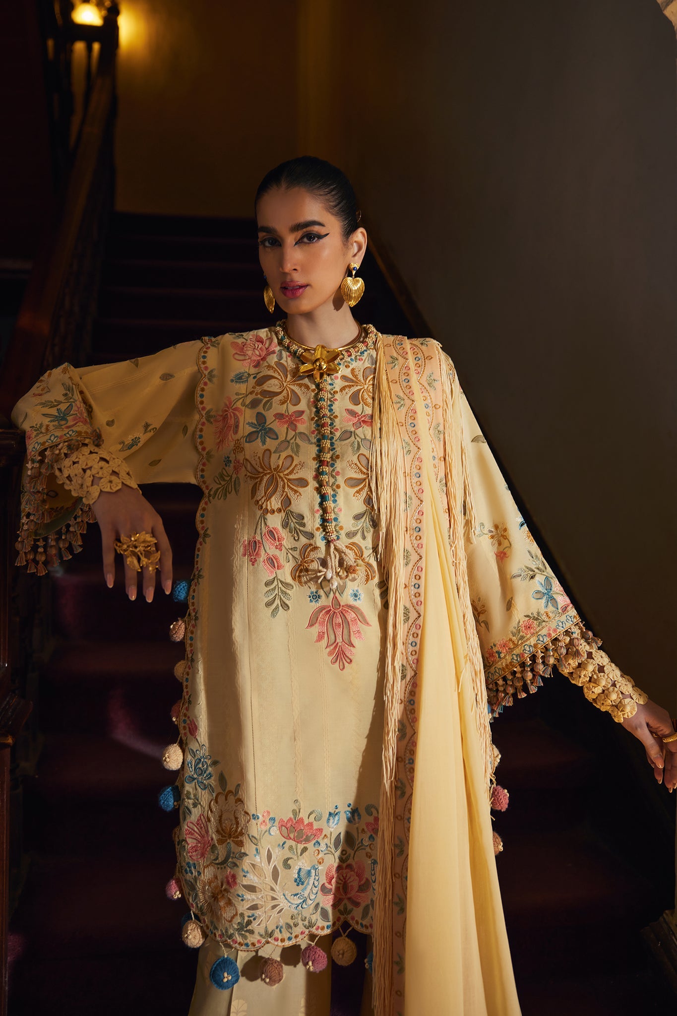 Elan Embroidered Lawn Unstitched 3pcs