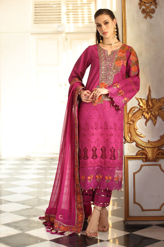 Tabeer By Charizma Embroidered Premium Chiffli Lawn Eid Edition Unstitched 3pcs