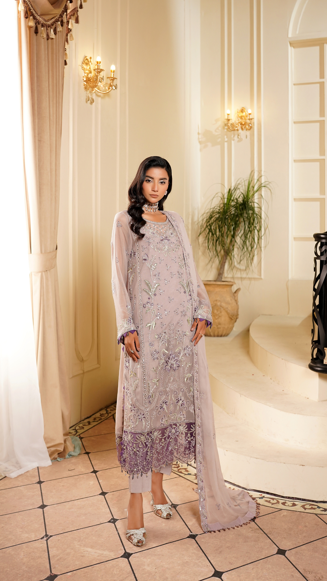 Farmaish By Zebtan Vol 7 Embroidered Chiffon Unstitched 3pcs