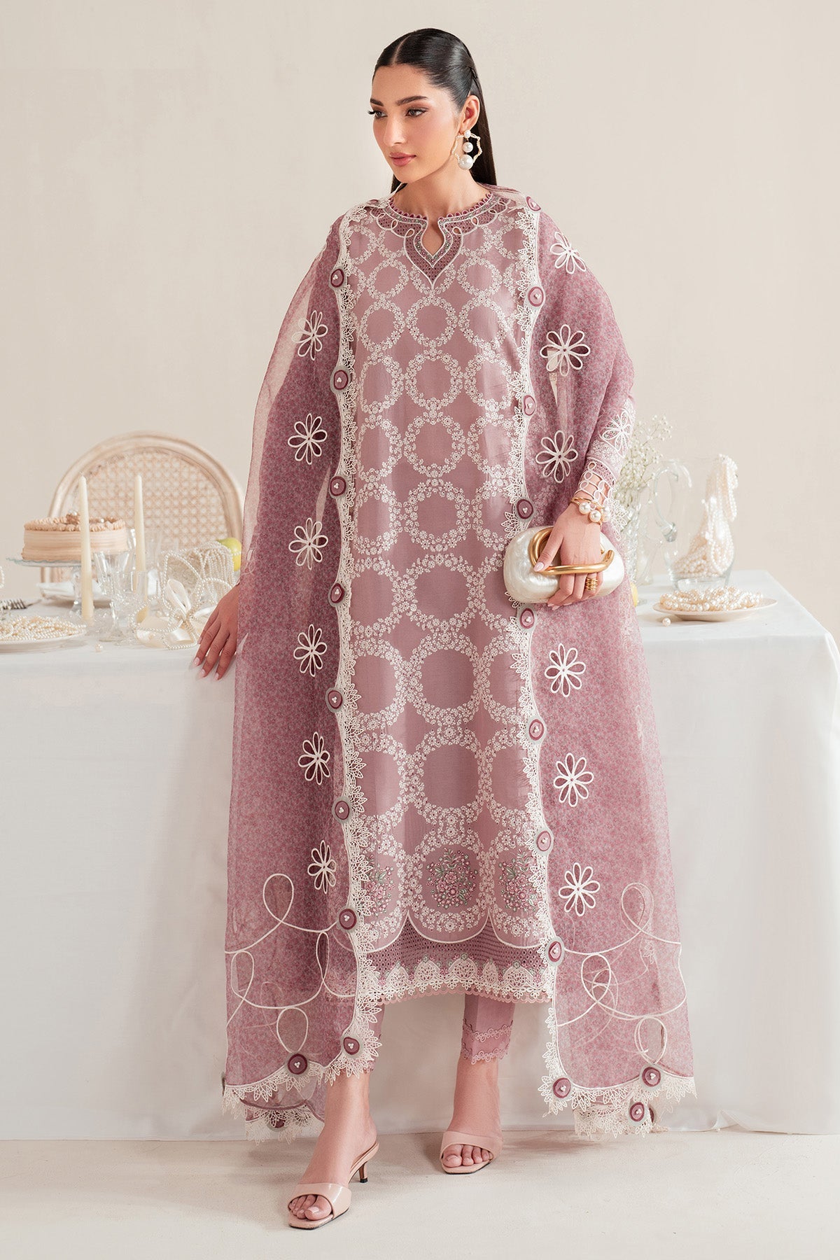 Iris By Jazmin Embroidered Luxury Lawn Unstitched 3pcs