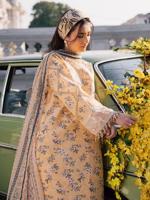 Ivy Bloom Printkari By Parishay Primium Printed Lawn Unstitched 3pcs - Jotey