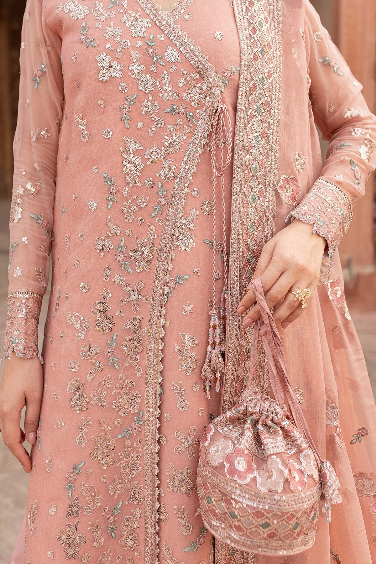 Ritzier By Farasha Embroidered Luxury Chiffon Unstitched 3pcs