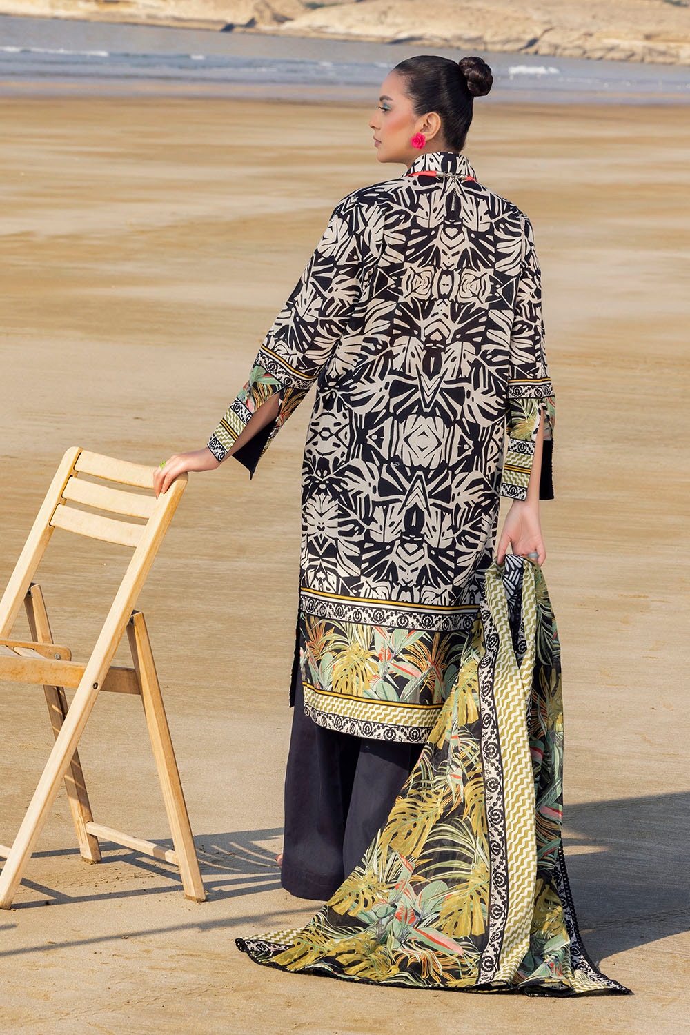 Tangerine By Gul Ahmed Embroidered Printed Summer Lawn'25 Unstitched 3pcs