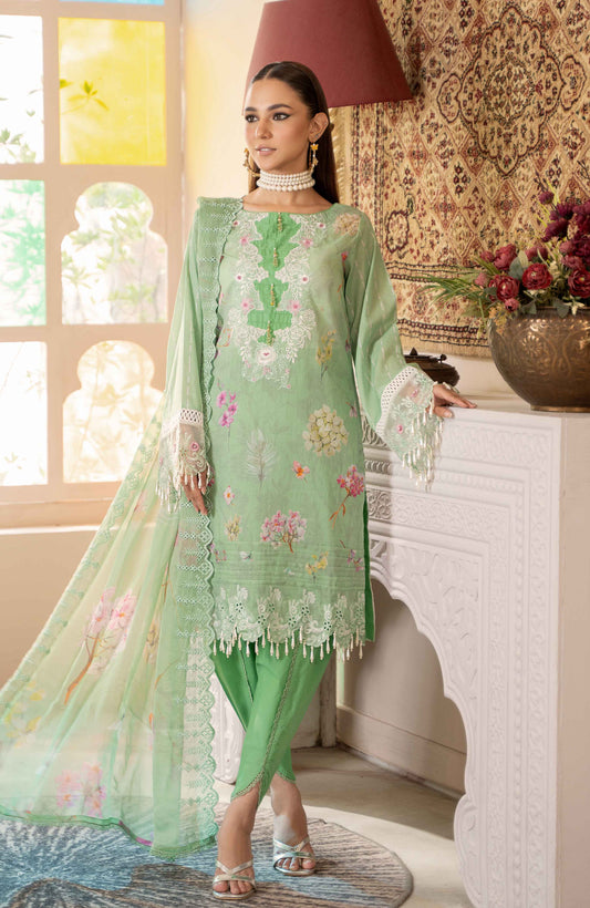 Sunshine Bloom By Alzohaib Premium Printed Embroidered Unstitched 3pcs