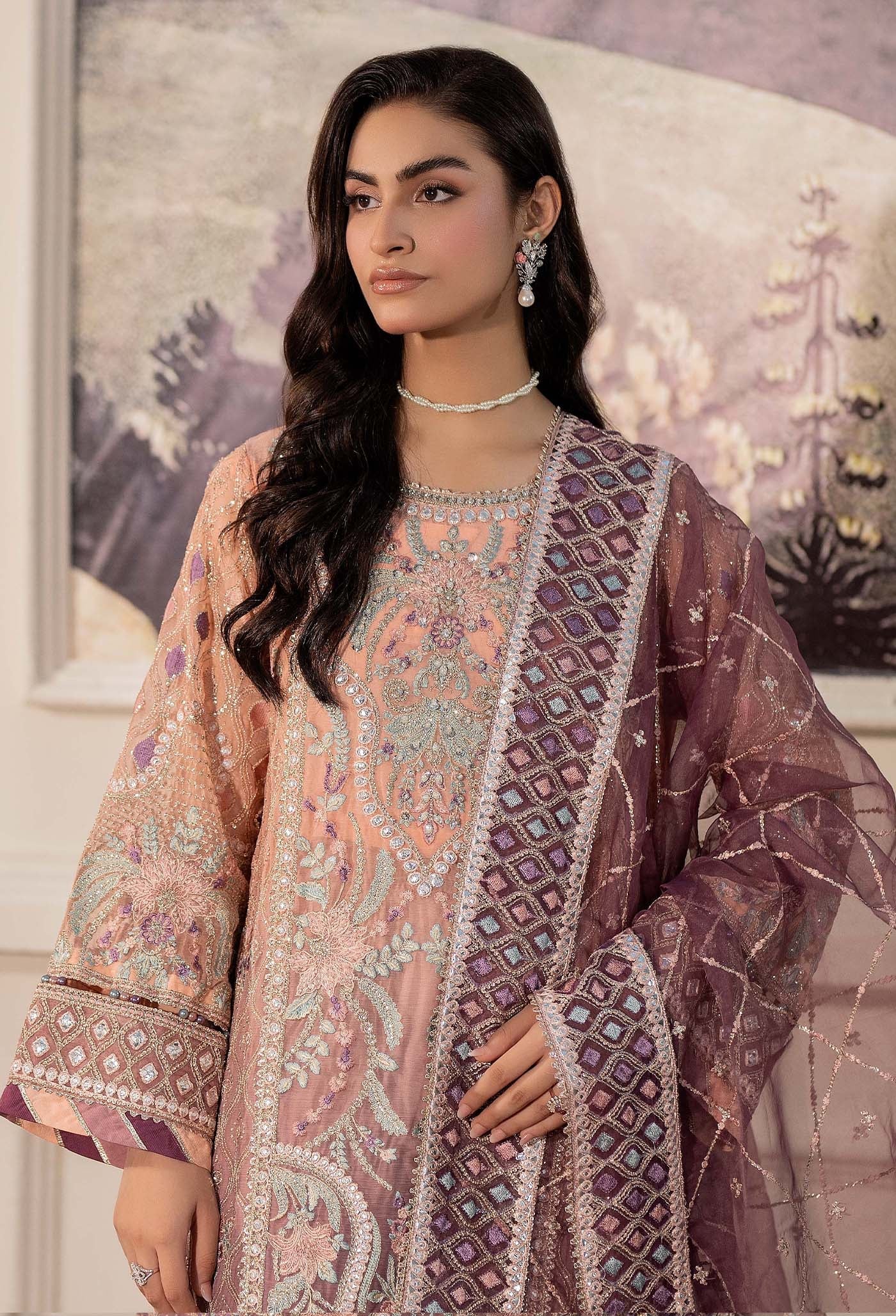 Adan's Libas Traditional Essence Unstitched Semi Formals 3pcs