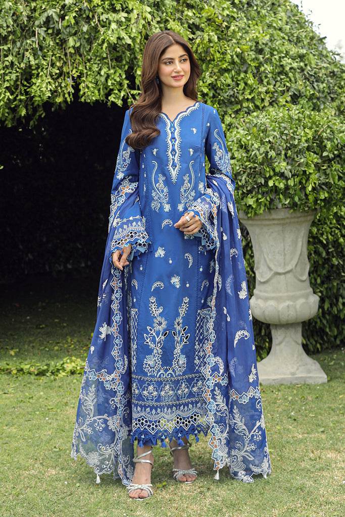 Qalamkar Festive Lawn Unstitched 3pcs - Jotey