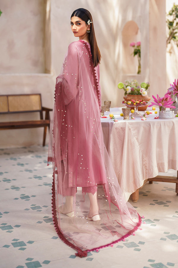 Nureh Dhoop Kinaray Embroidered Chikankari Lawn 3pcs - Jotey