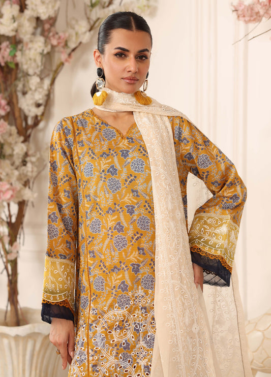 Afsheen By Johra Embroidered Chikankari Lawn Unstitched 3Pcs