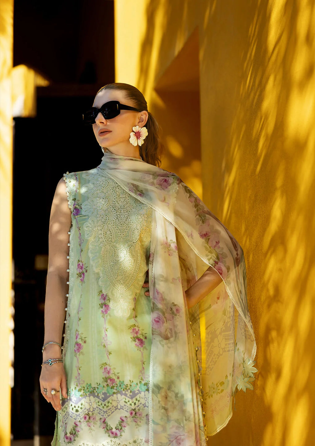 Elaf Premium Signature Embroidered Lawn Unstitched 3pcs