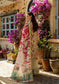 Elaf Print Chikankari Unstitched Lawn 3pcs - Jotey