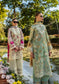Elaf Print Chikankari Unstitched Lawn 3pcs - Jotey