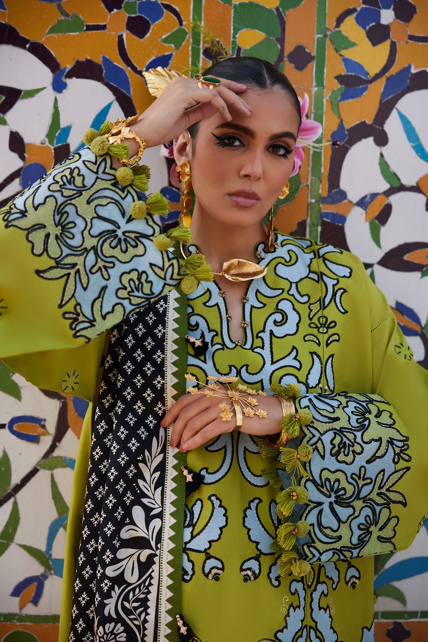 Elan Embroidered Lawn Unstitched 3pcs