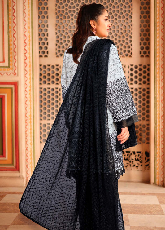 Aasir by Johra Chikankari Lawn Unstitched 3Pcs