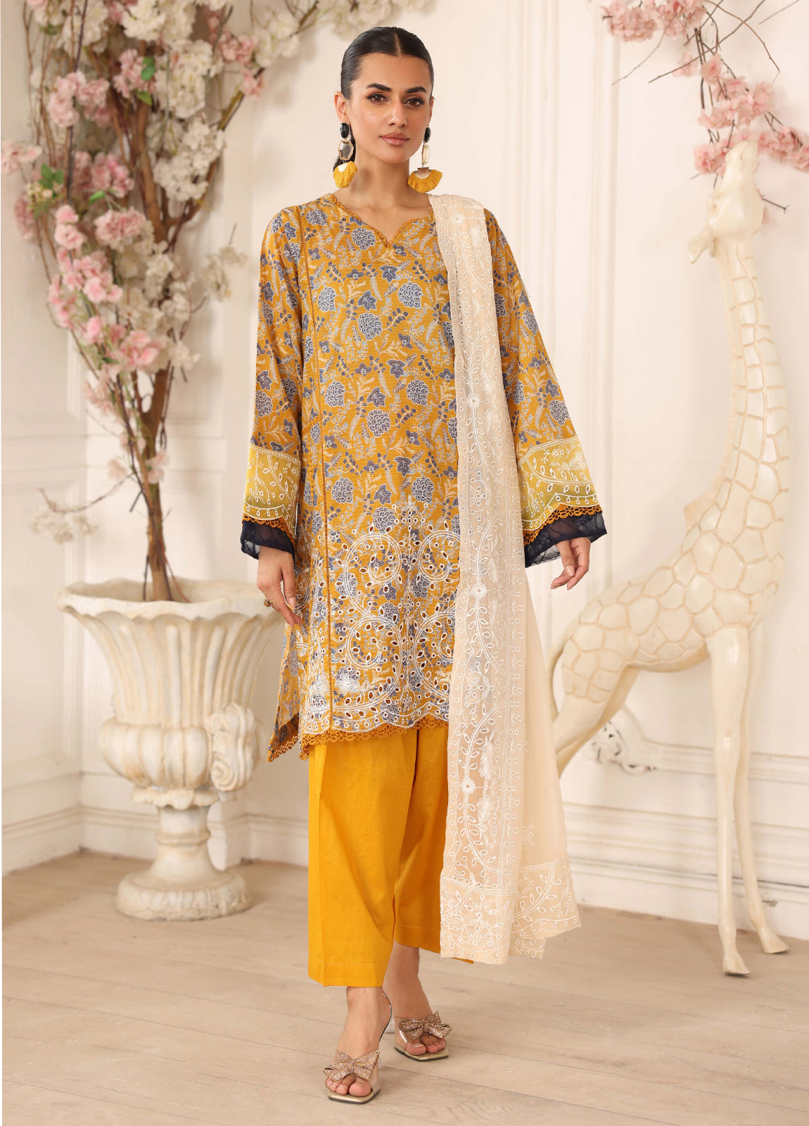 Afsheen By Johra Embroidered Chikankari Lawn Unstitched 3Pcs
