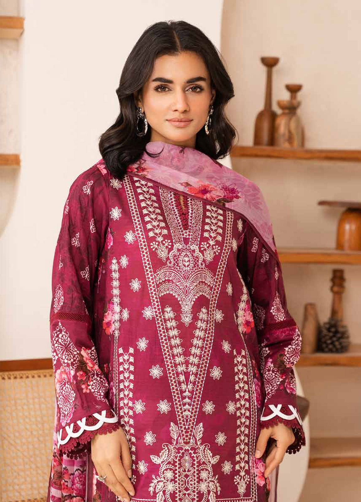 Nehal By Johra Embroidered Printed Lawn Unstitched 3Pcs